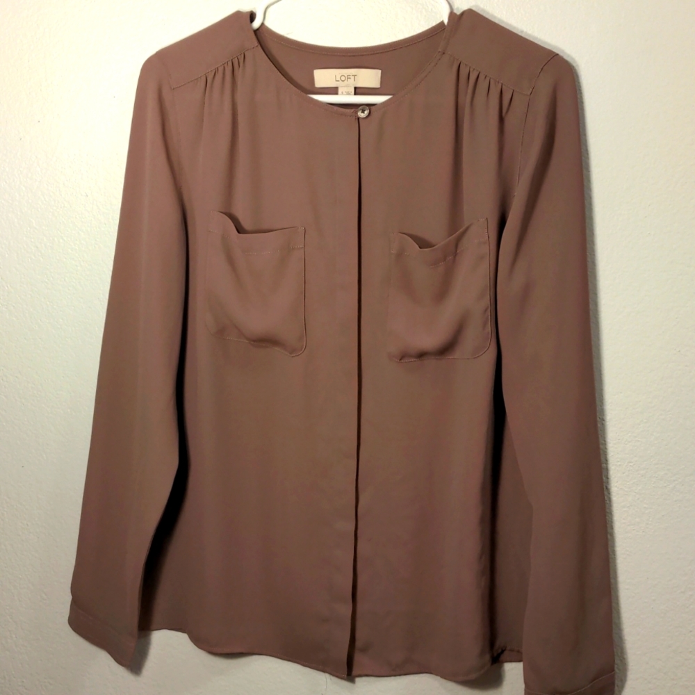 Mauve Loft blouse